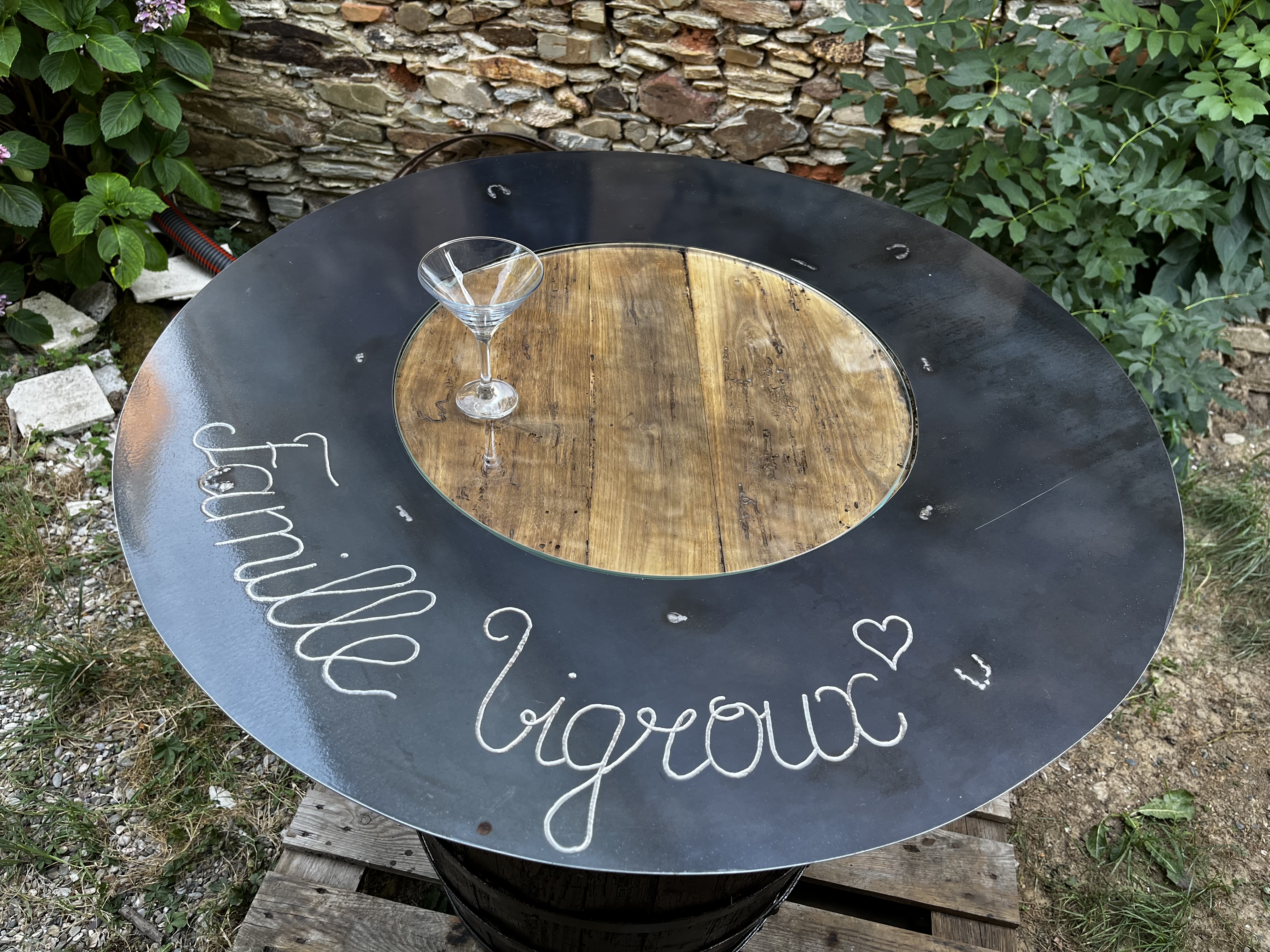 Plateau pour tonneau 1